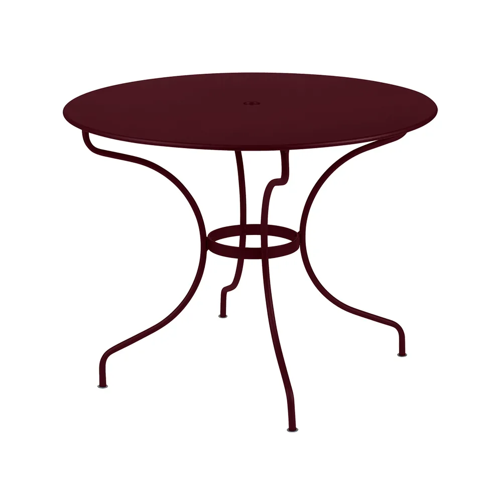 Opera+ bord Ø96 cm, black cherry Fermob