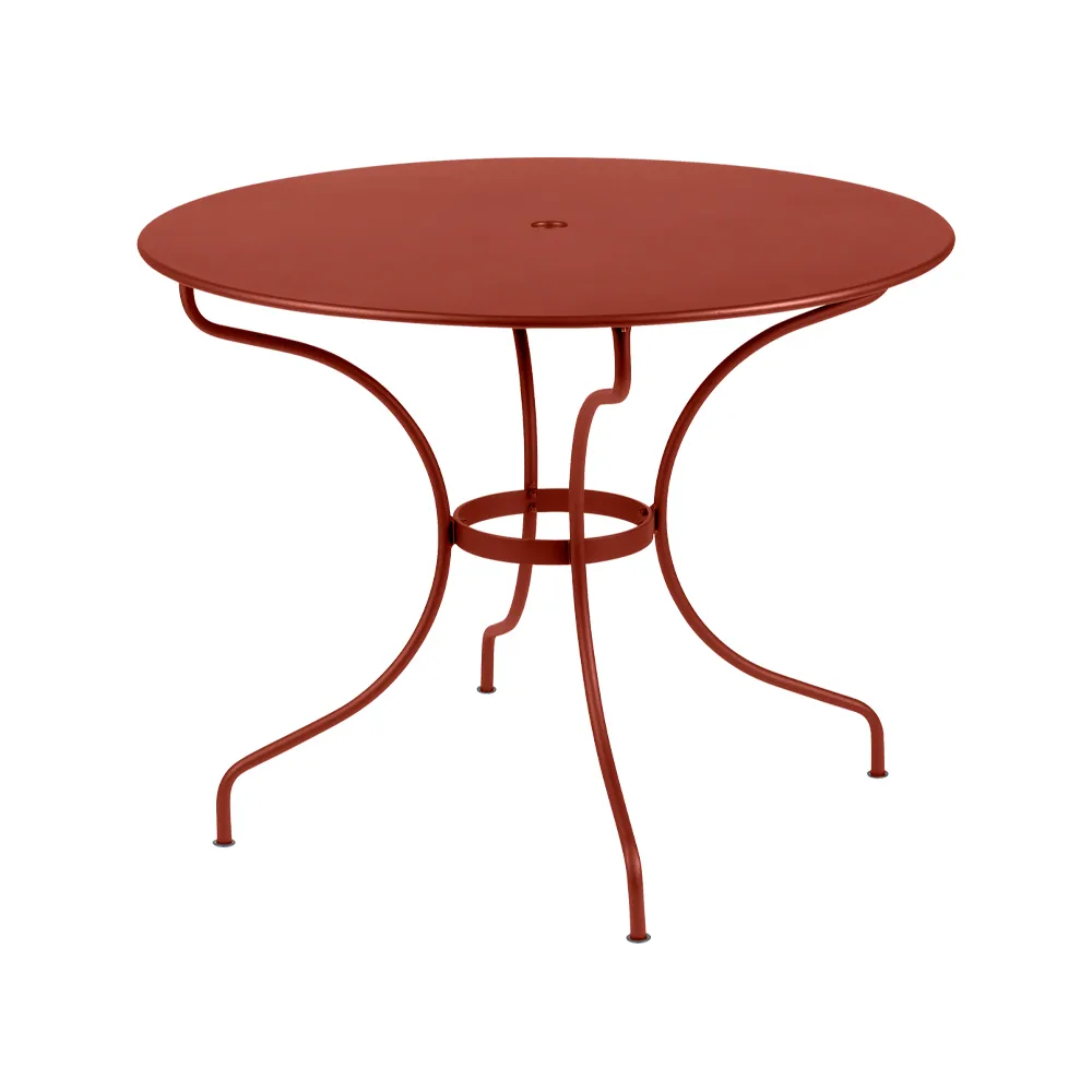 Opera+ bord Ø96 cm, Red ochre (röd) Fermob
