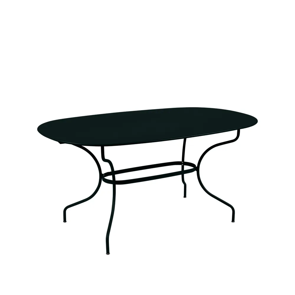 Opera+ bord ovalt, Liquorice (svart) Fermob