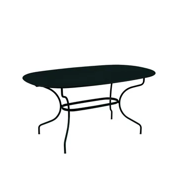 Opera+ bord ovalt - Liquorice (svart) - Fermob