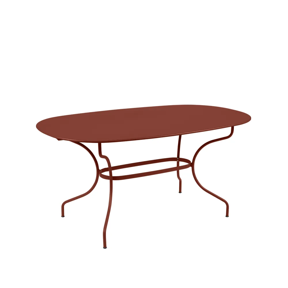 Opera+ bord ovalt, Red ochre (röd) Fermob