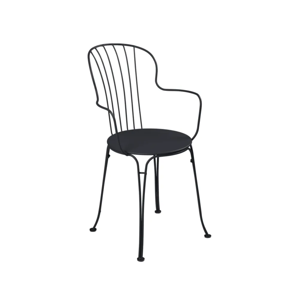 Opera+ karmstol, anthracite Fermob