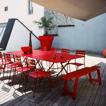 Origami bänk - red ochre - Fermob