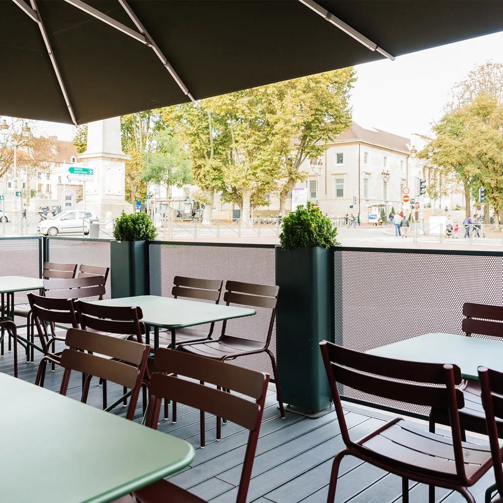 Pétale bord 110x70 cm, clay grey Fermob