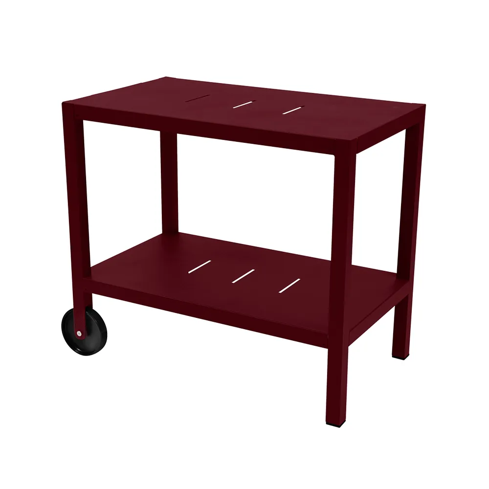 Quiberon serveringsvagn, black cherry Fermob