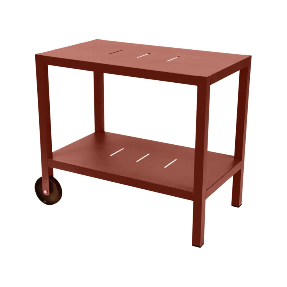 Quiberon serveringsvagn, red ochre Fermob