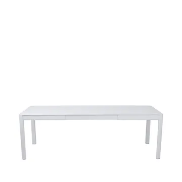 Ribambelle L bord - Cotton white (vit), 2 utdragsskivor - Fermob