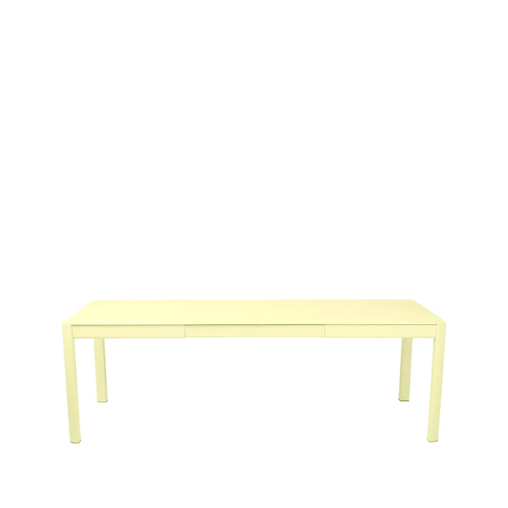 Ribambelle L bord, Frosted lemon (gul), 2 utdragningsskivor Fermob