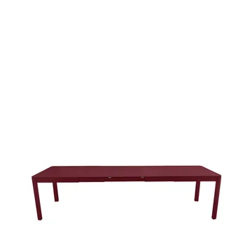 Ribambelle XL bord - Black cherry (vinröd), 3 utdragsskivor - Fermob