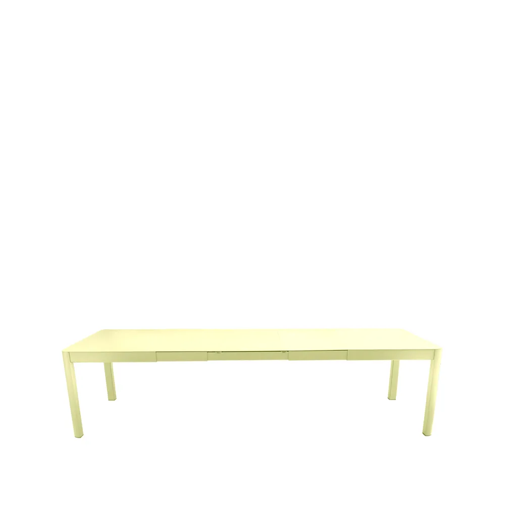 Ribambelle XL bord, Frosted lemon (gul), 3 utdragningsskivor Fermob