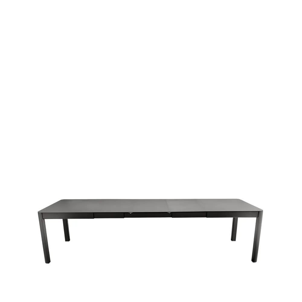 Ribambelle XL bord, Liquorice (svart), 3 utdragsskivor Fermob