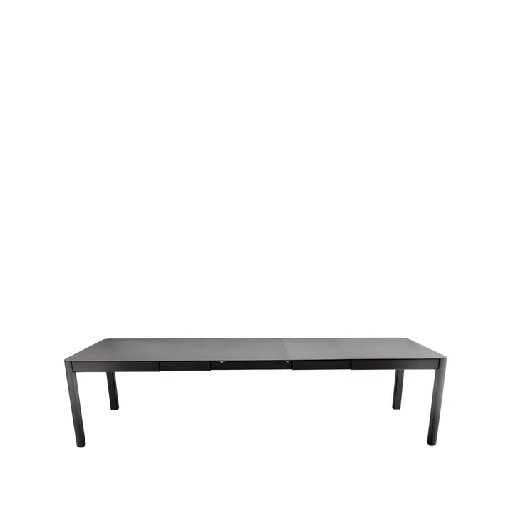 Ribambelle XL bord - Liquorice (svart), 3 utdragsskivor - Fermob