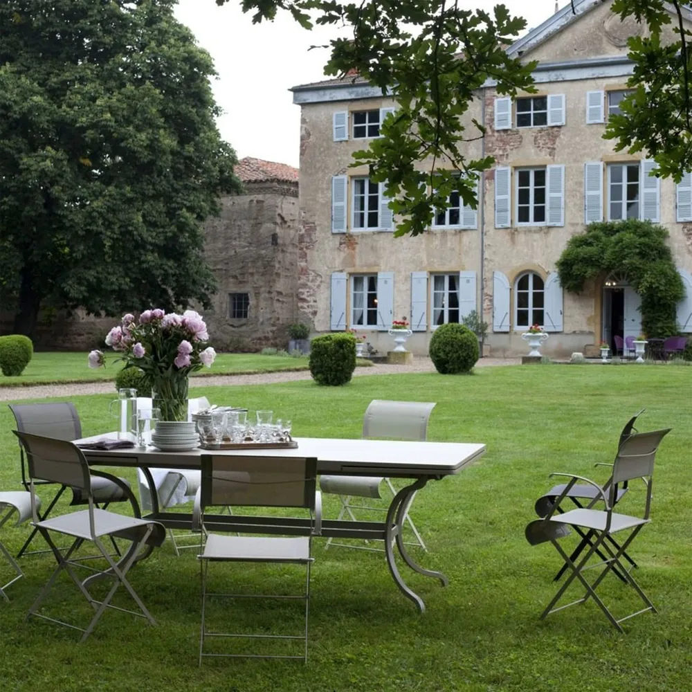 Romane bord inkl. iläggsskivor 2x50 cm, deep blue Fermob