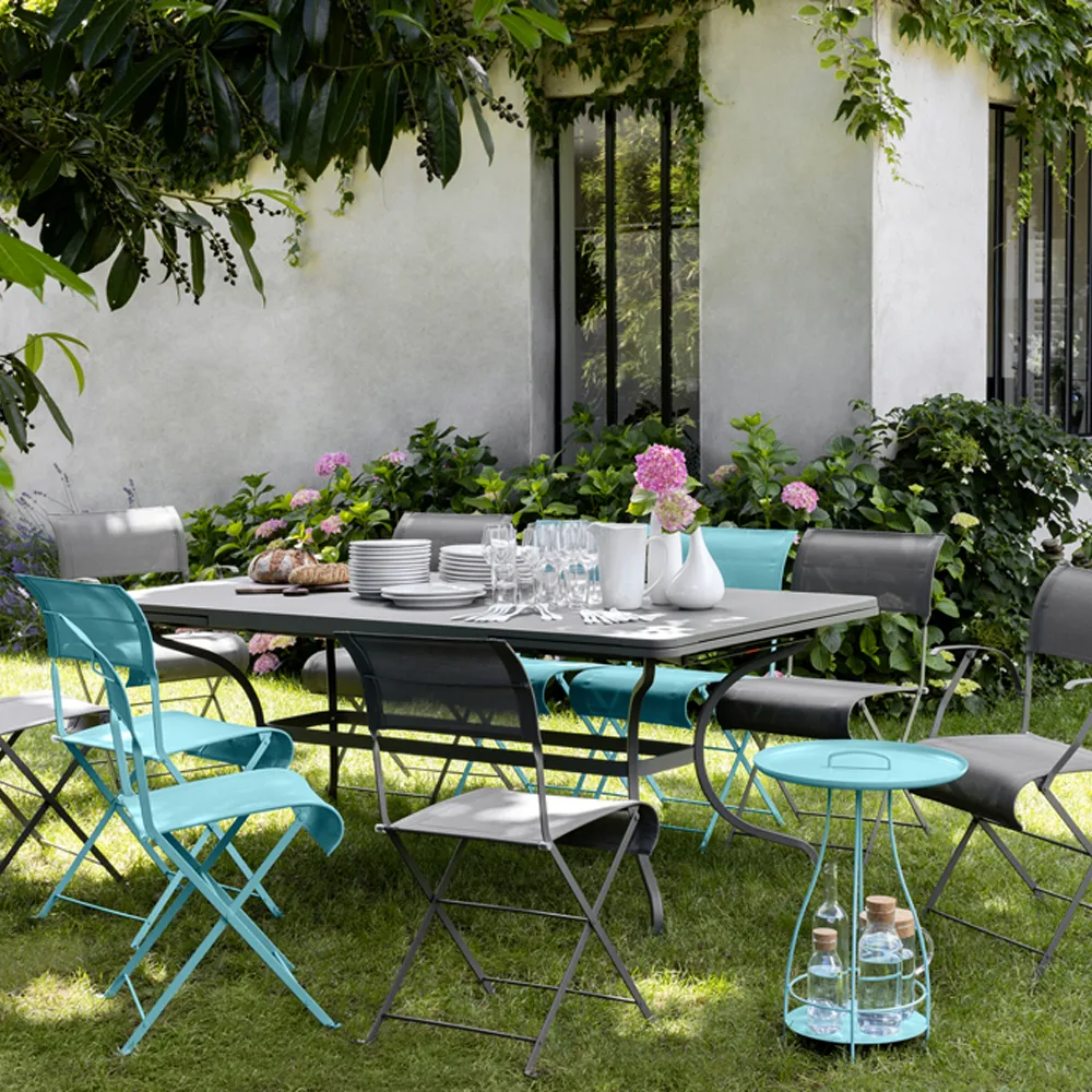 Romane bord inkl. iläggsskivor 2x50 cm, nutmeg Fermob