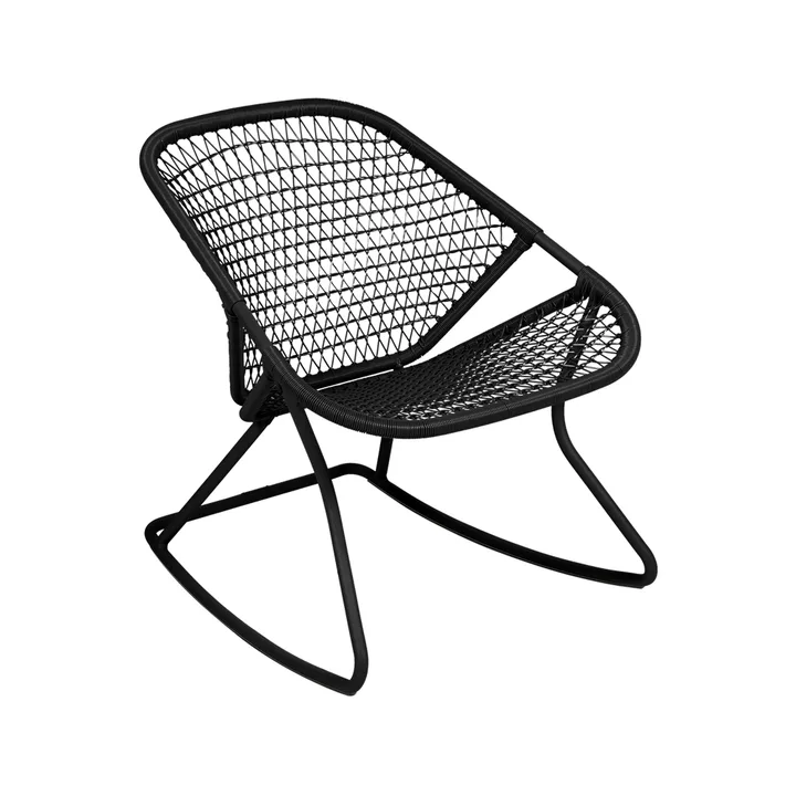 Sixties gungstol - Liquorice (svart) - Fermob