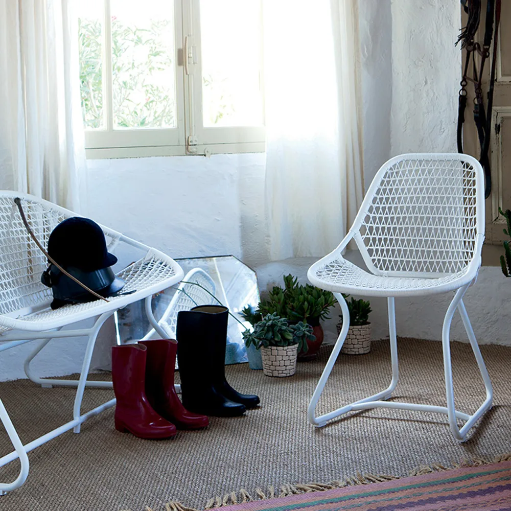 Sixties stol, Red ochre (röd) Fermob