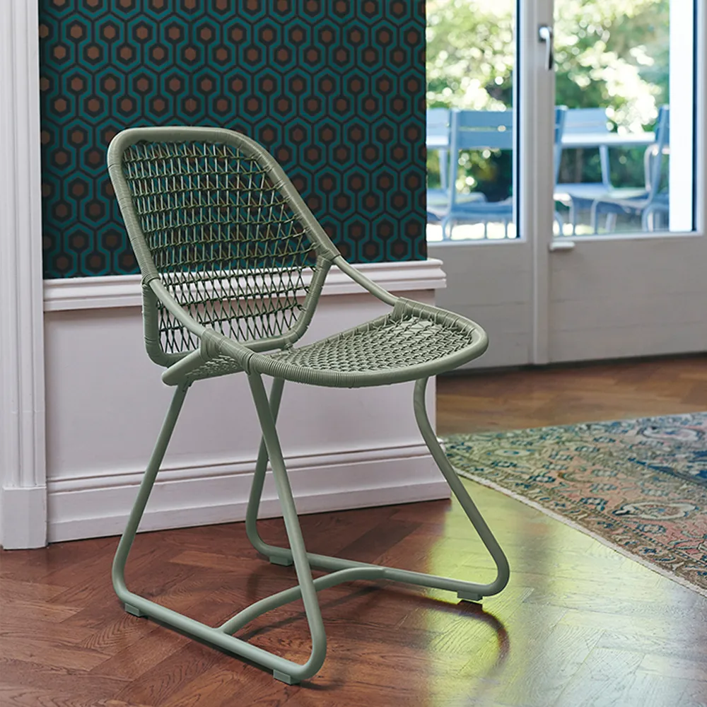 Sixties stol, Red ochre (röd) Fermob