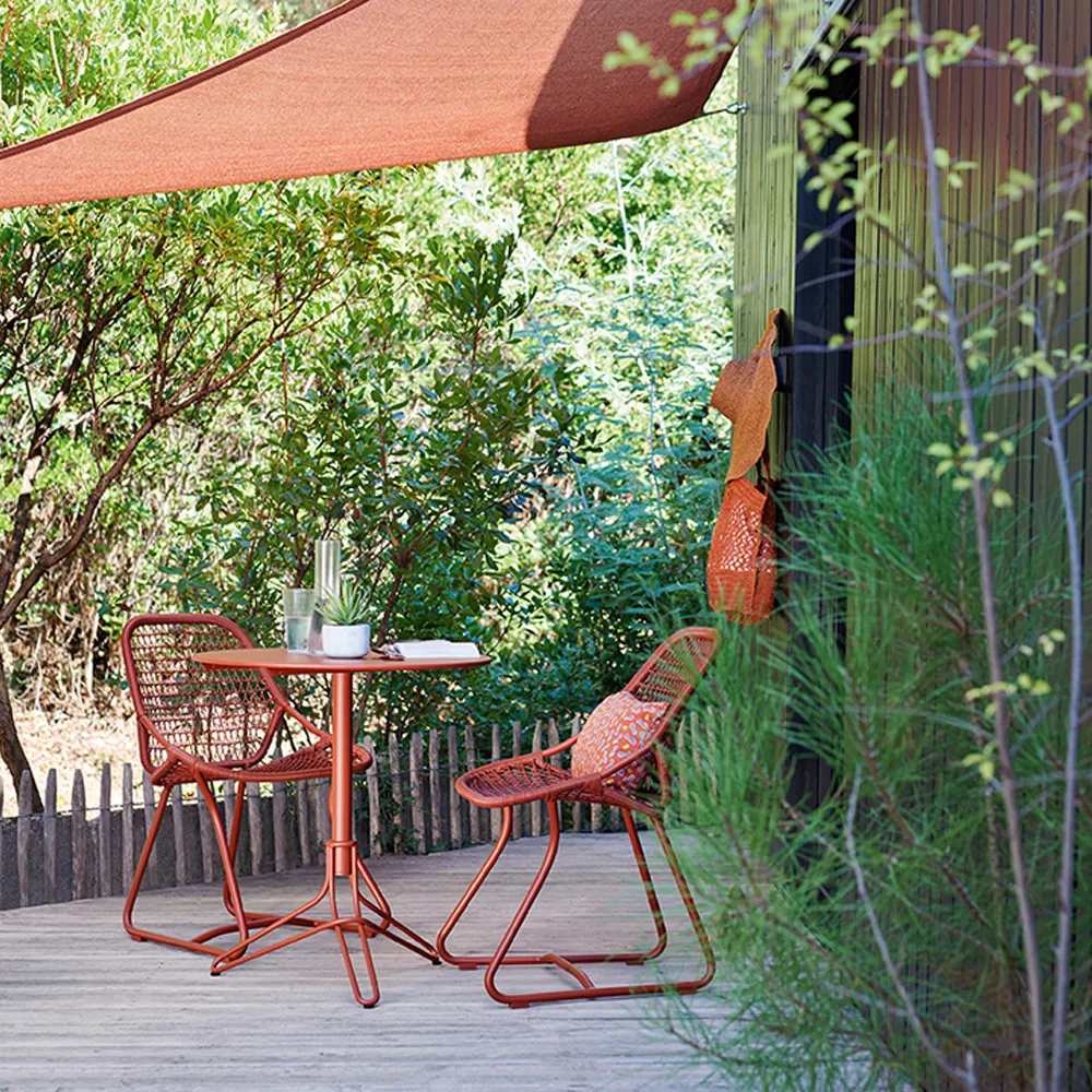 Sixties stol, red ochre Fermob