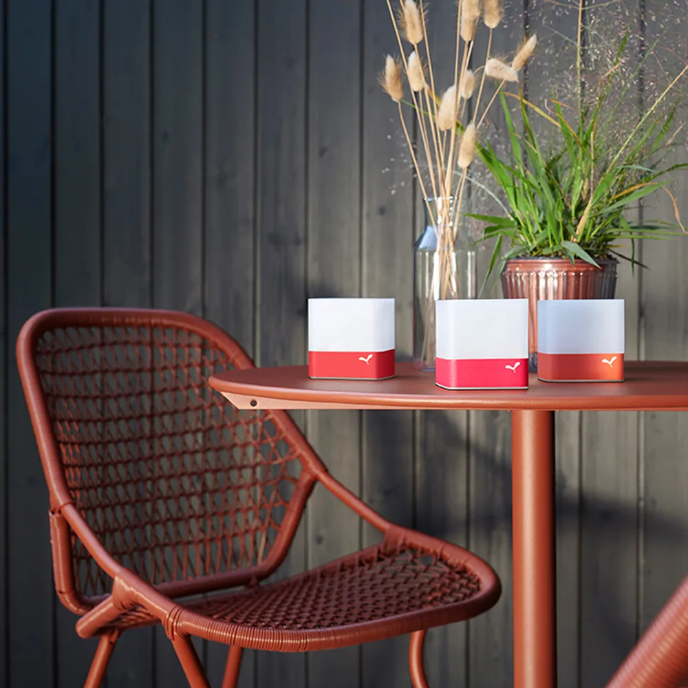 Sixties stol, red ochre Fermob