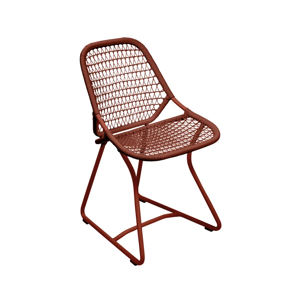 Sixties stol, red ochre Fermob