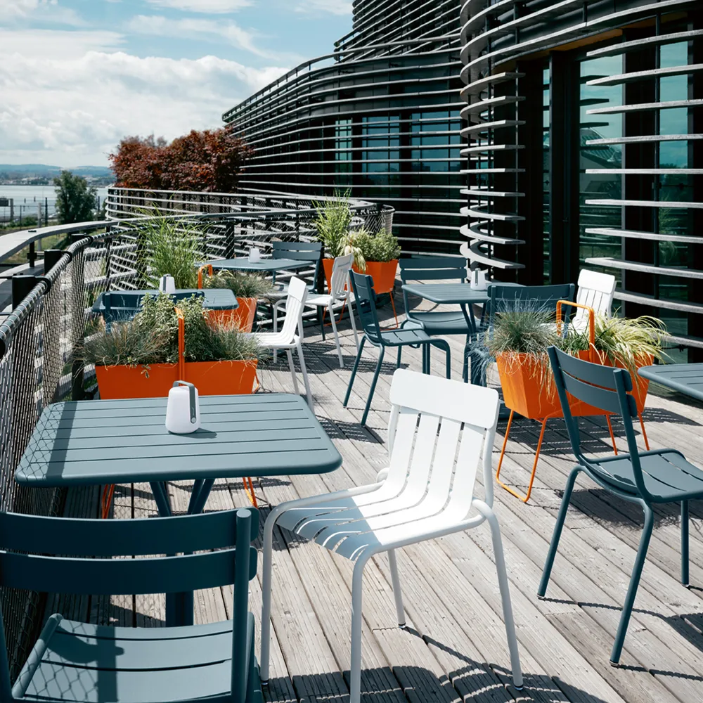 Stripe stol, anthracite Fermob