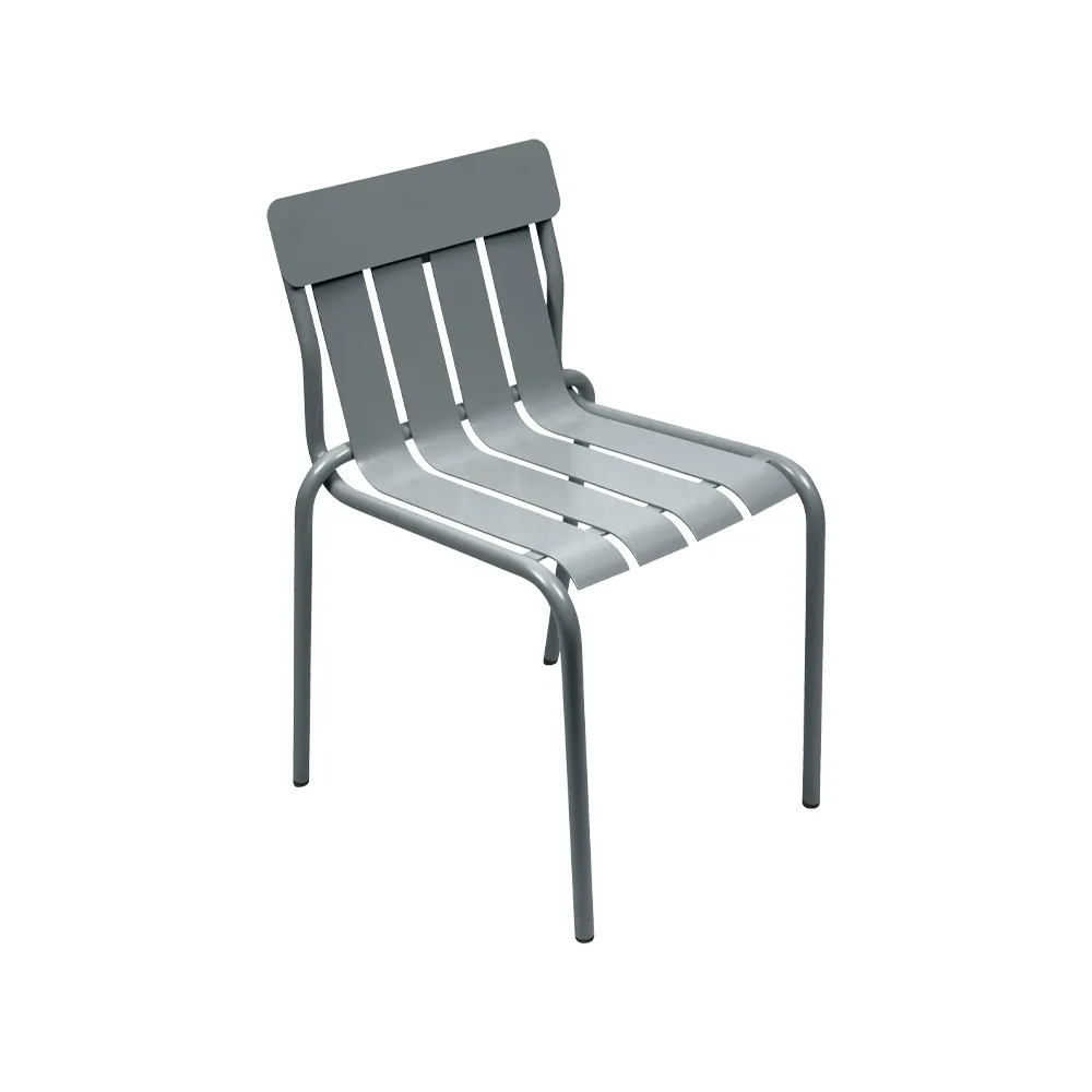 Stripe stol, Storm grey (grå) Fermob