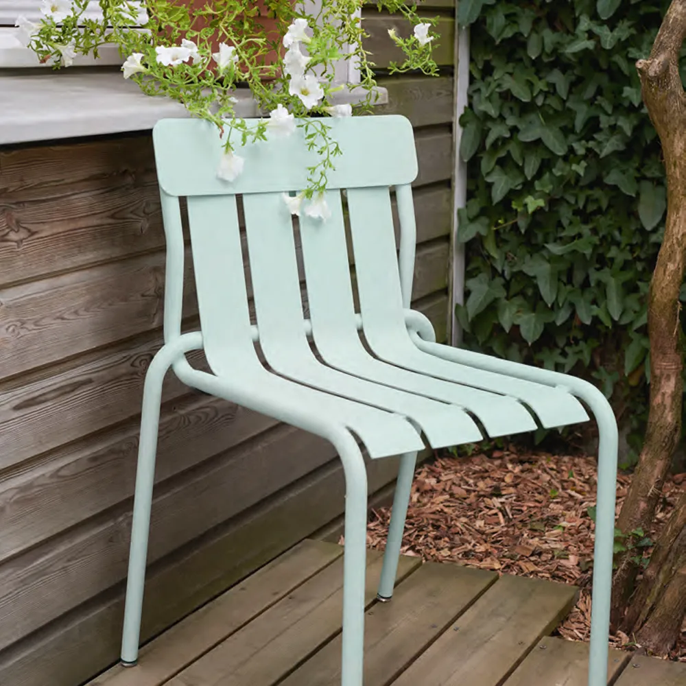 Stripe stol, willow green Fermob