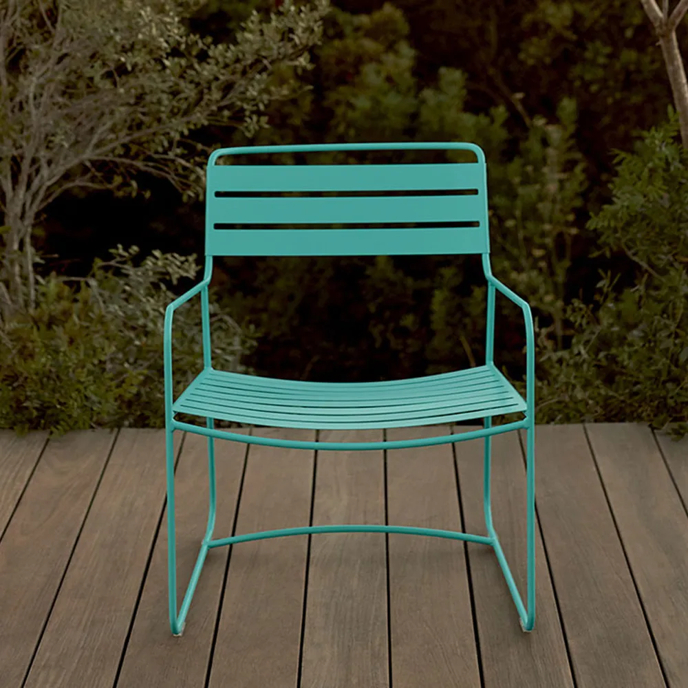 Surprising karmstol låg, cedar green Fermob