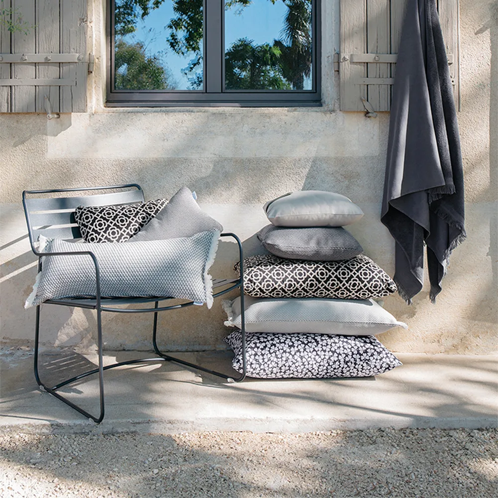 Surprising karmstol låg, cotton white Fermob