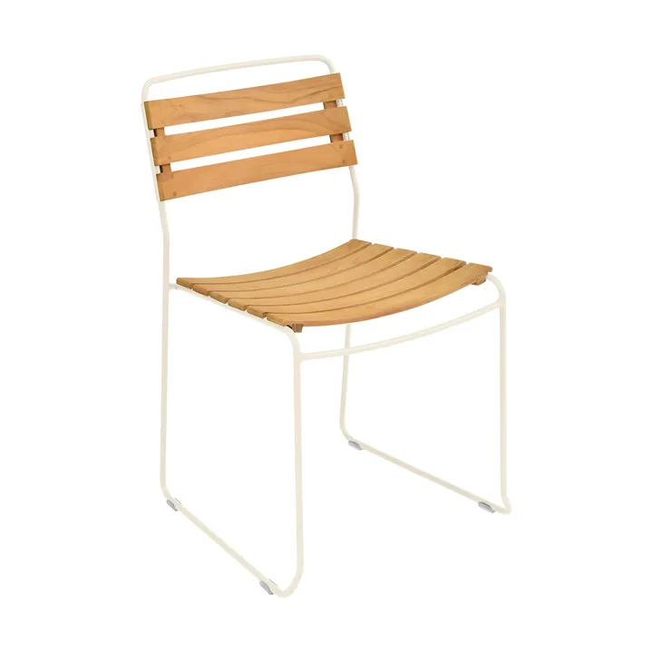 Surprising Teak stol - Latte beige - Fermob