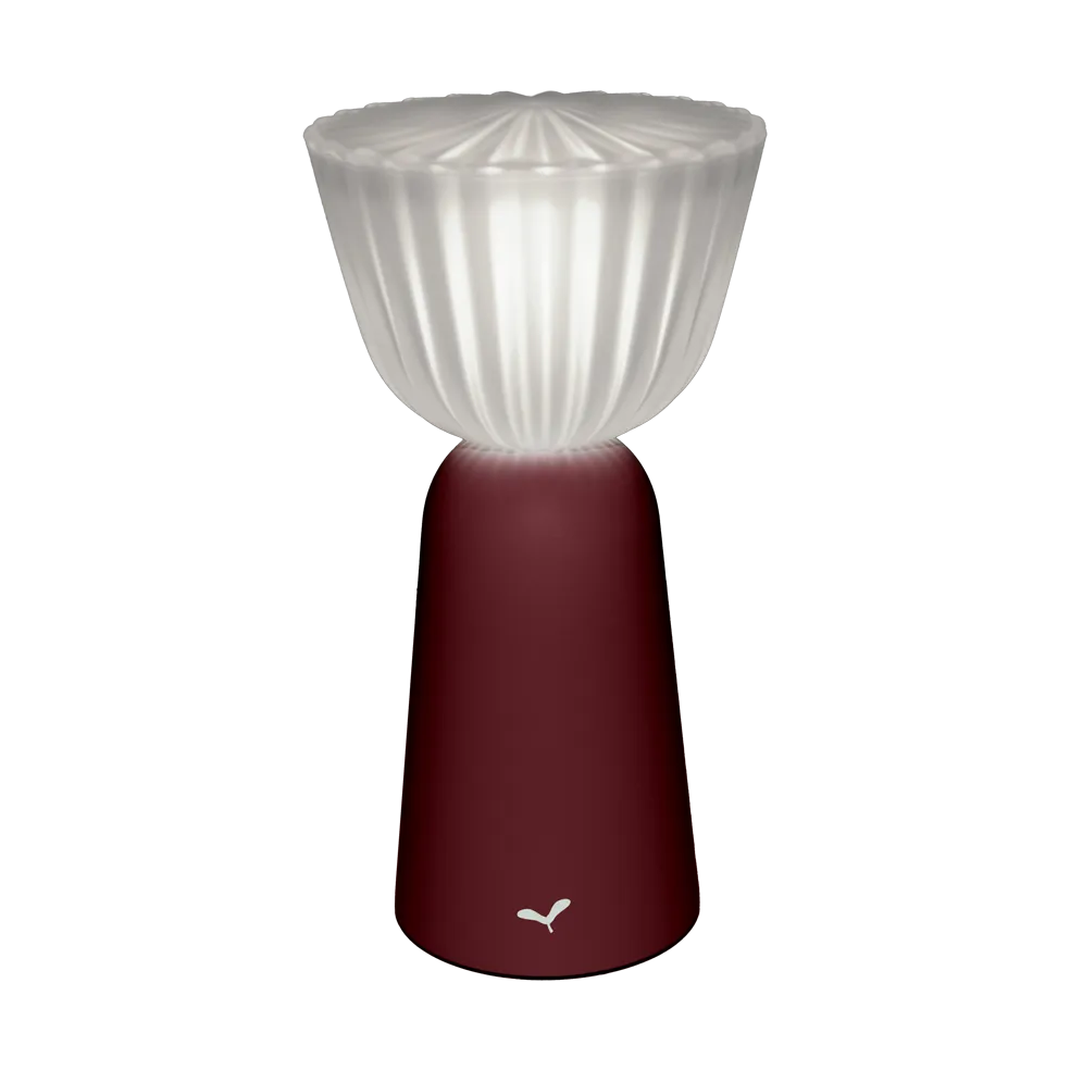Swiing portabel bordslampa, Black cherry Fermob