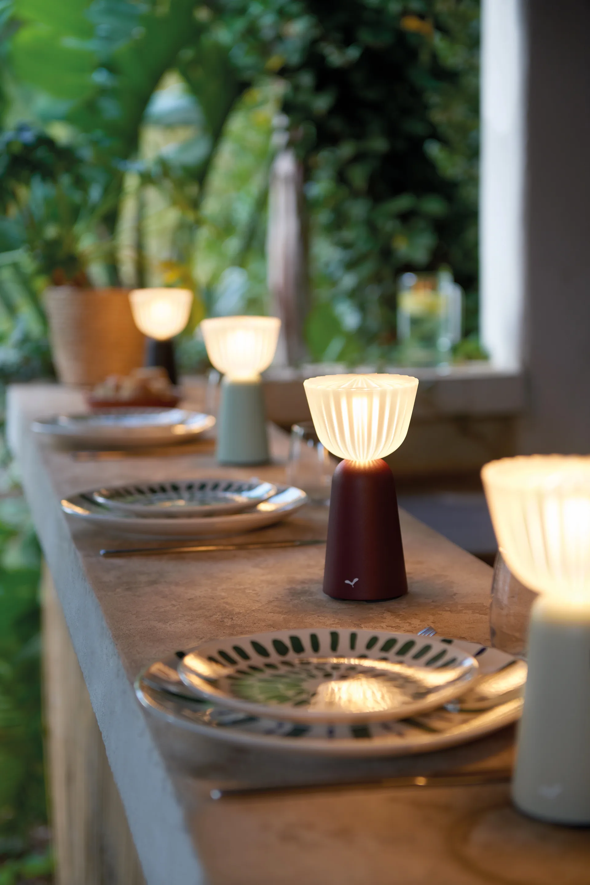 Swiing portabel bordslampa, Ice mint (grön) Fermob