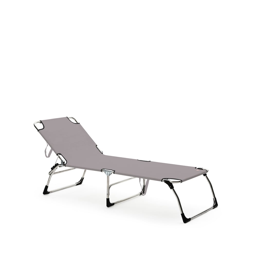 Fiam Amigo XXL solsäng Continente-aluminium | Skandinavisk Design | Solsängar & solstolar | Grå