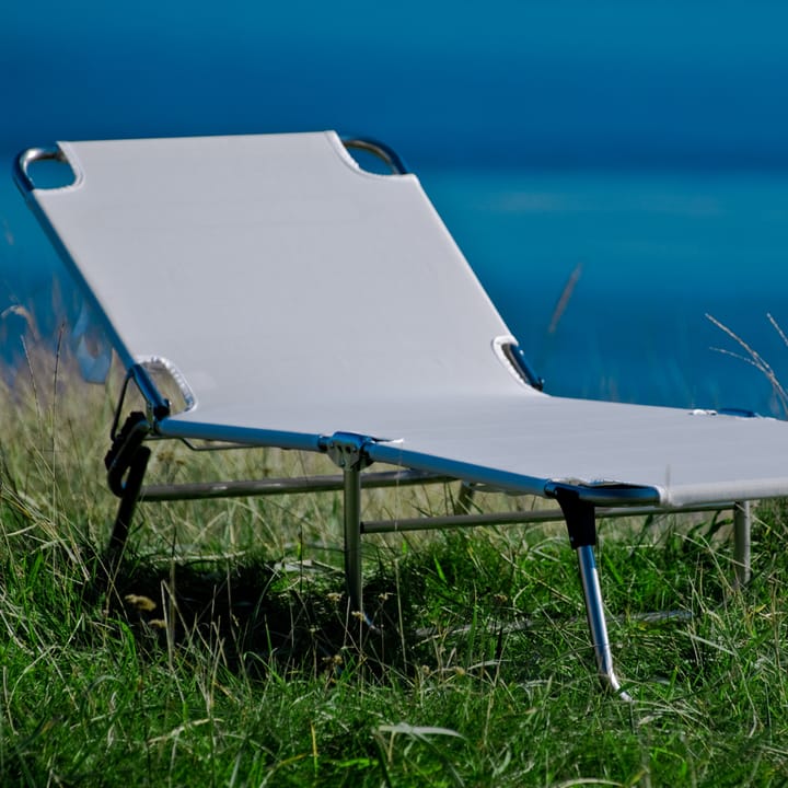 Amigo XXL solsäng, Sage green-aluminium Fiam