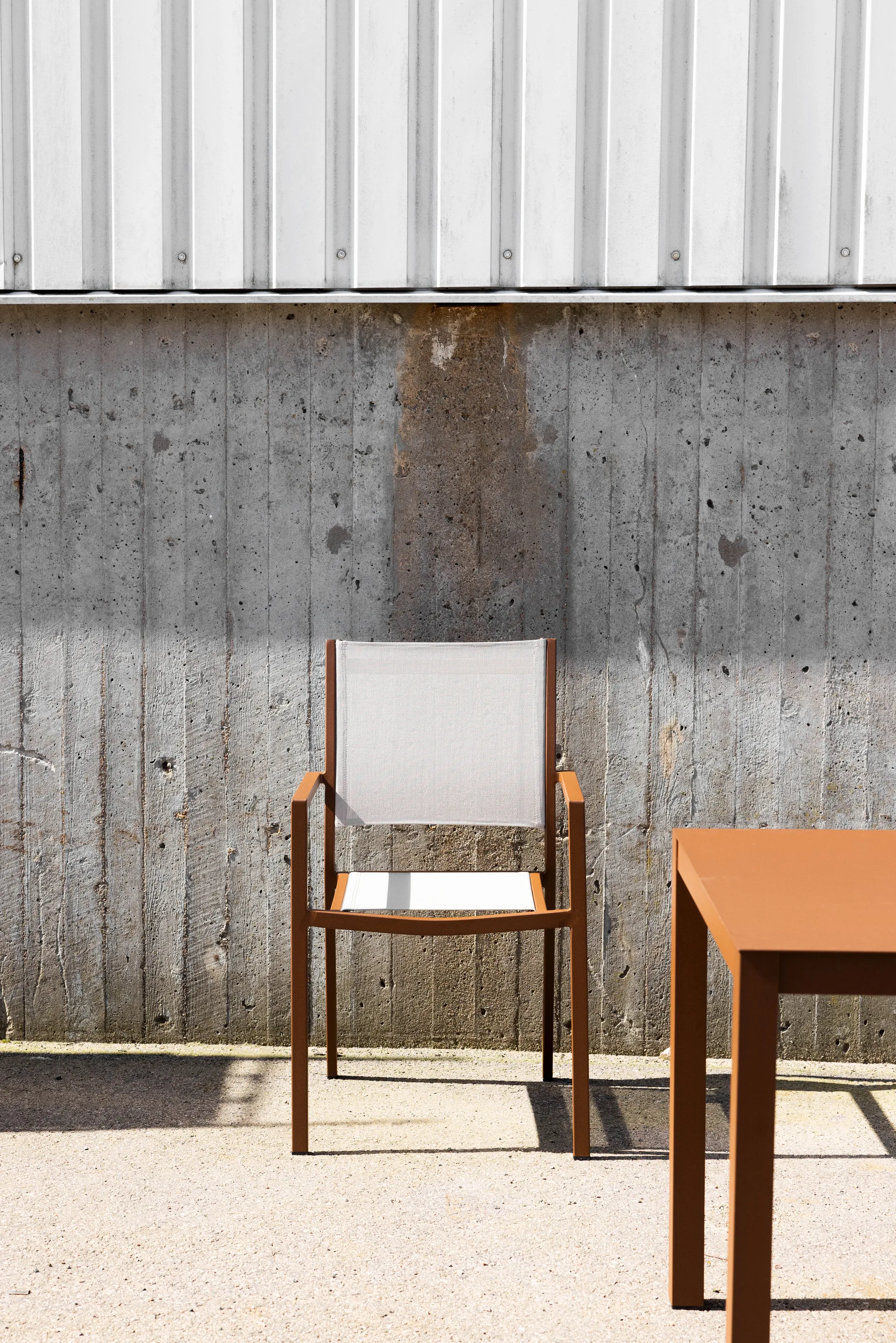 Aria stol, Rust-taupe (brun) Fiam