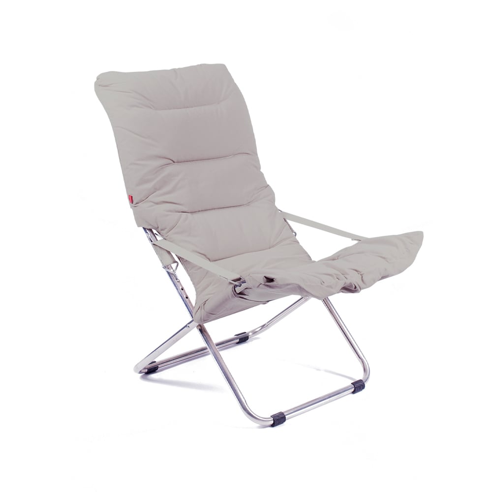 Fiam Fiesta Soft solstol Beige-aluminium | Skandinavisk Design | Solsängar & solstolar | Beige