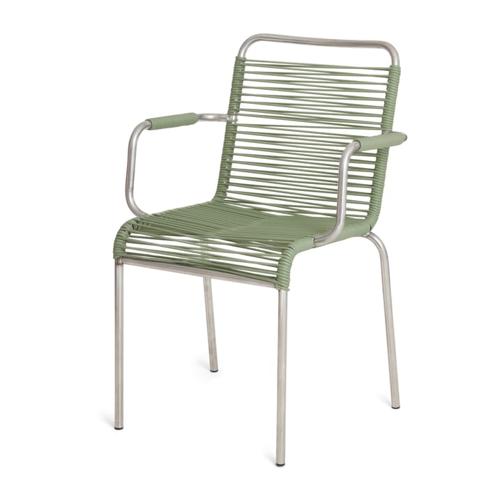 Mya karmstol aluminium - Sage green - Fiam