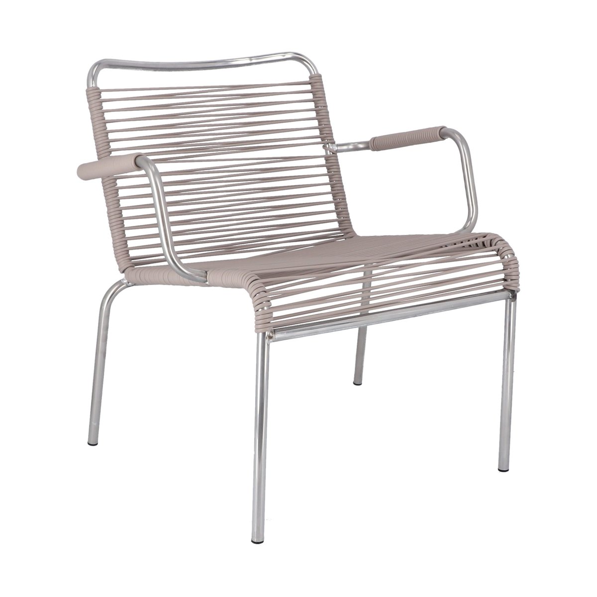 Fiam Mya Lounge karmstol Taupe | Skandinavisk Design | Trädgårdsstolar | Grå