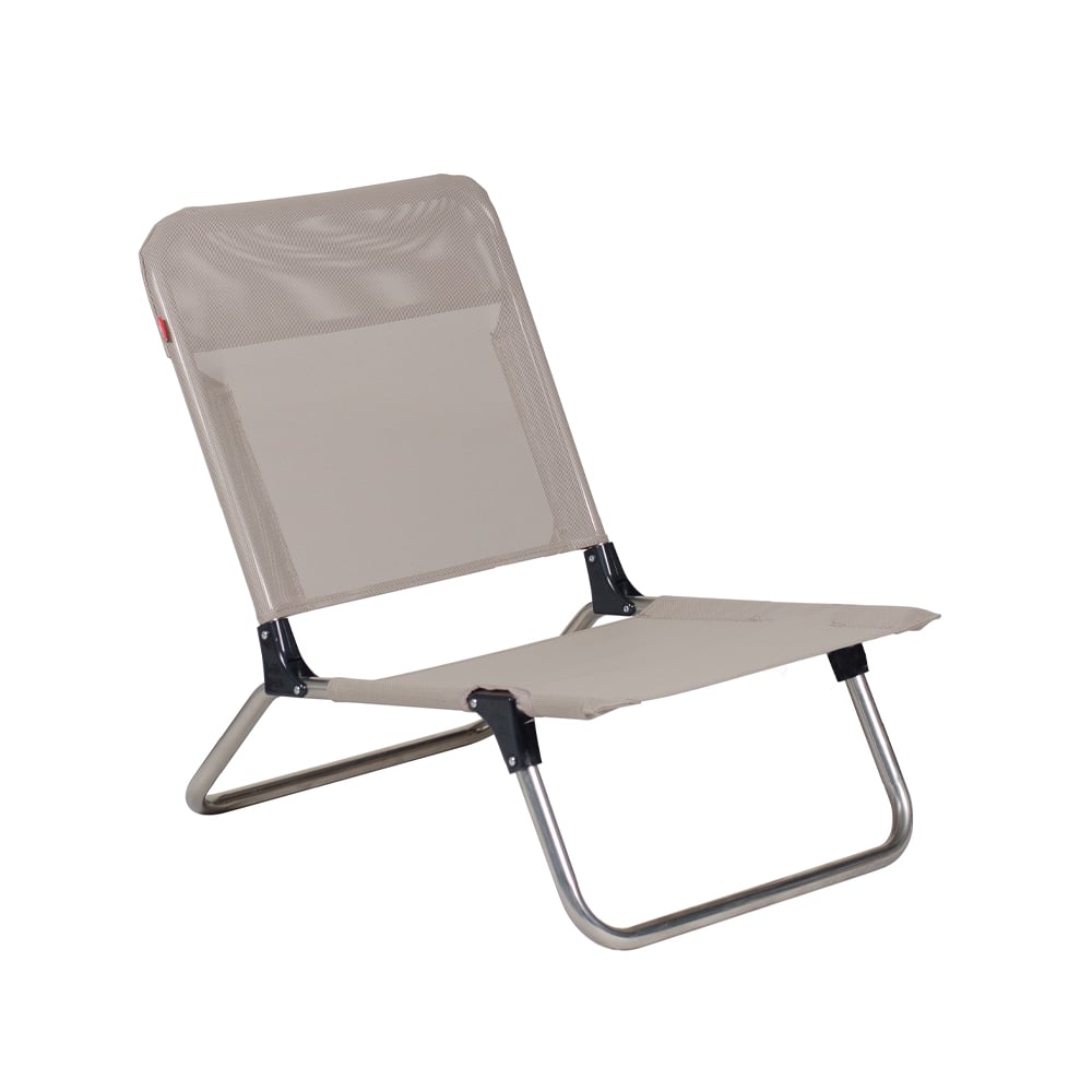 Fiam Quick solstol Taupe-aluminium | Skandinavisk Design | Solsängar & solstolar | Beige