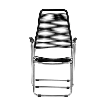 Spaghetti solstol med fotstöd - Black - Fiam