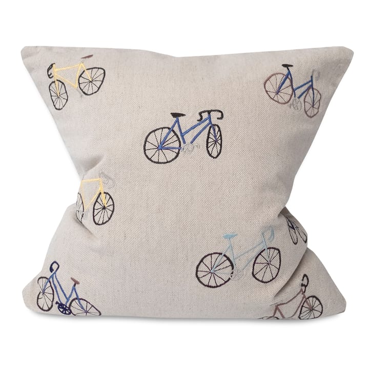 Bicycles kuddfodral 48x48 cm - Beige - Fine Little Day