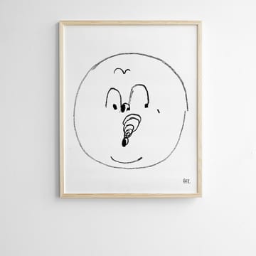 Bubbles poster 40x50 cm - Svart-vit - Fine Little Day