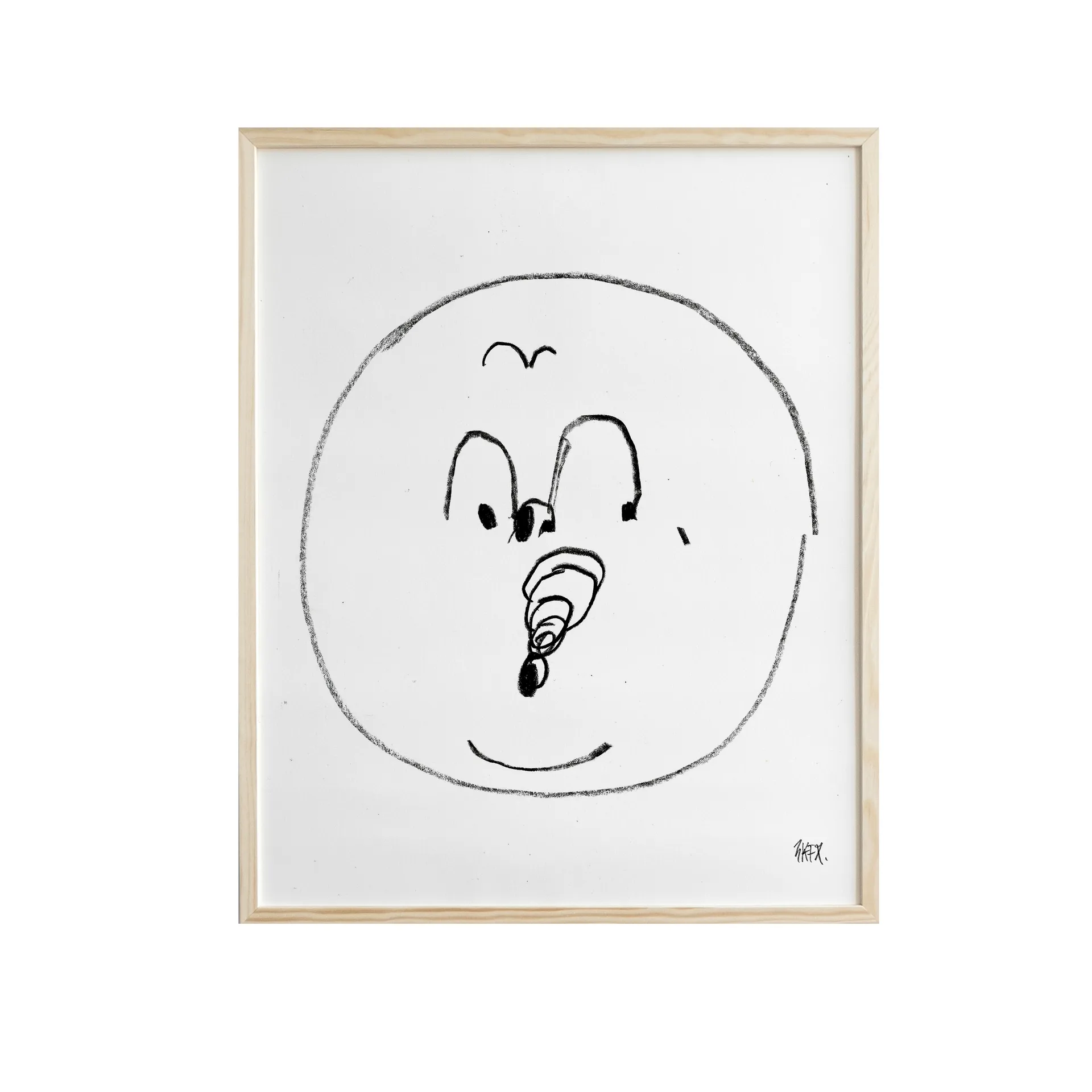 Bubbles poster 40x50 cm, Svart-vit Fine Little Day