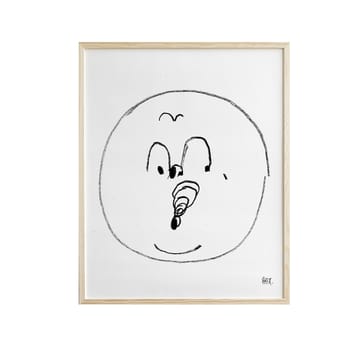 Bubbles poster 40x50 cm - Svart-vit - Fine Little Day