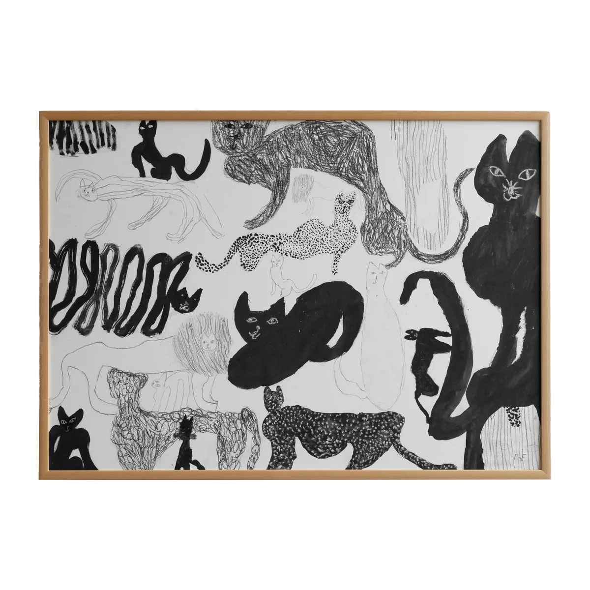 Fine Little Day Cats poster 50x70 cm