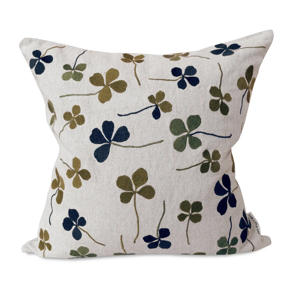 Fine Little Day Clover kuddfodral 48x48 cm Grön-natur