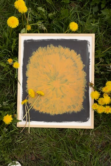 Dandelion poster 40x50 cm - Gul-svart - Fine Little Day
