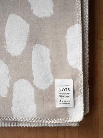 Dots filt 140x180 cm - Beige - Fine Little Day