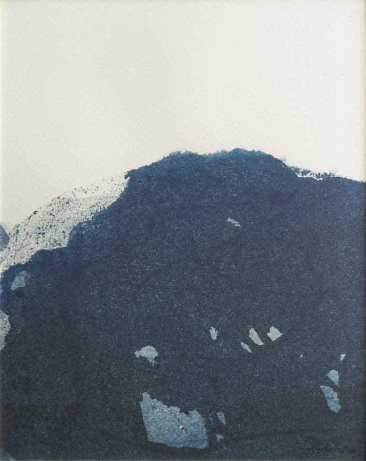 Dyeforindigo ocean 2 poster 40x50 cm - Blå-vit - Fine Little Day