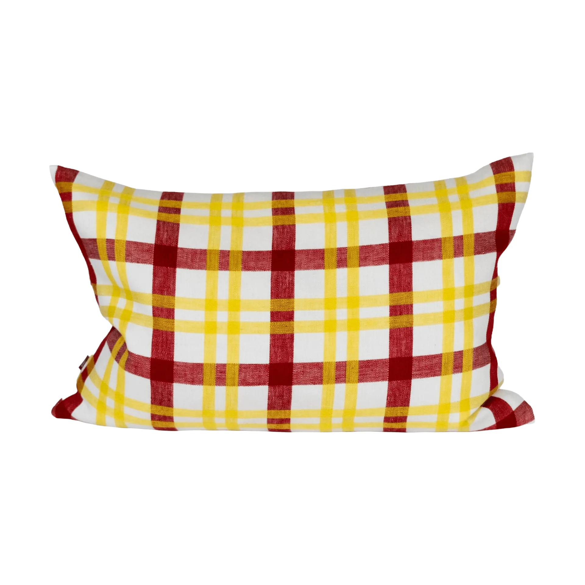 Grid kuddfodral, Gul, 45x45 cm Fine Little Day